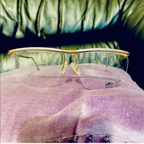 NEW rimless frame LogoParis Designer silver gold lightweight large made in Paris - Picture 5 of 16